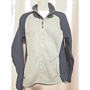 The North Face‎ Womens Zip Up Jacket Sz M Blue  Pre-owned